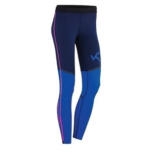 Kari Traa Marika Tights Leggings Multicolour Blue & Neon Pink